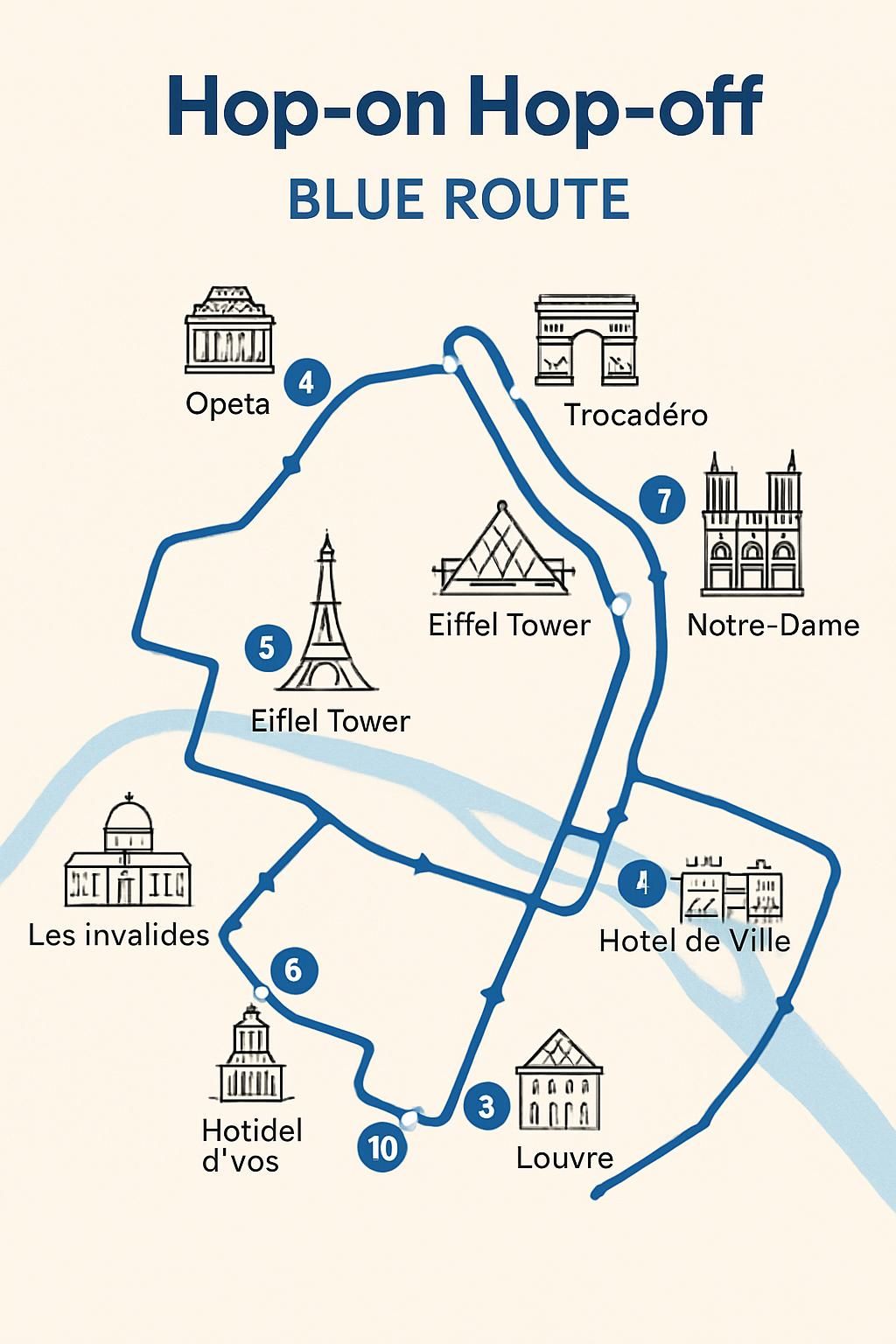 découvrez les billets, circuits et avis pour le hop-on hop-off bus à paris. explorez la ville à votre rythme avec des arrêts aux sites incontournables.