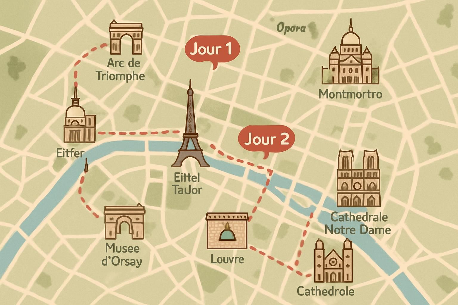 découvrez un itinéraire complet et un budget détaillé pour profiter pleinement de paris en 2 jours. parfait pour un week-end inoubliable dans la capitale française.